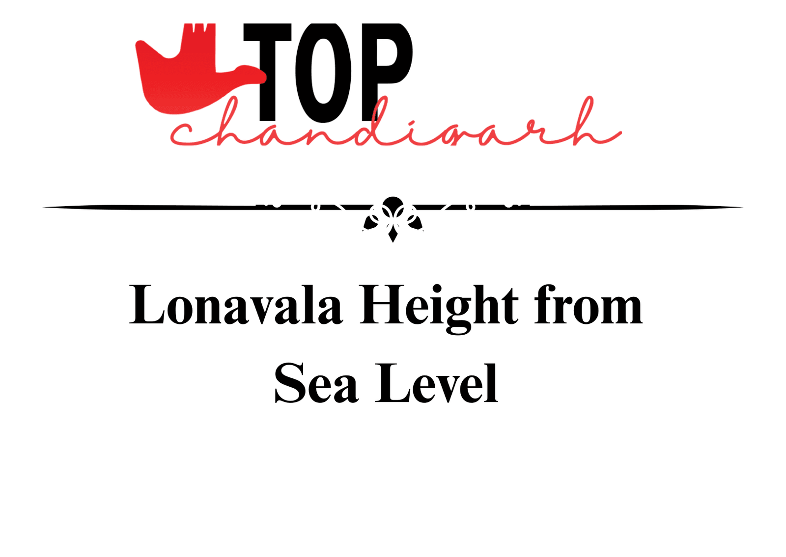 Lonavala Height From Sea Level
