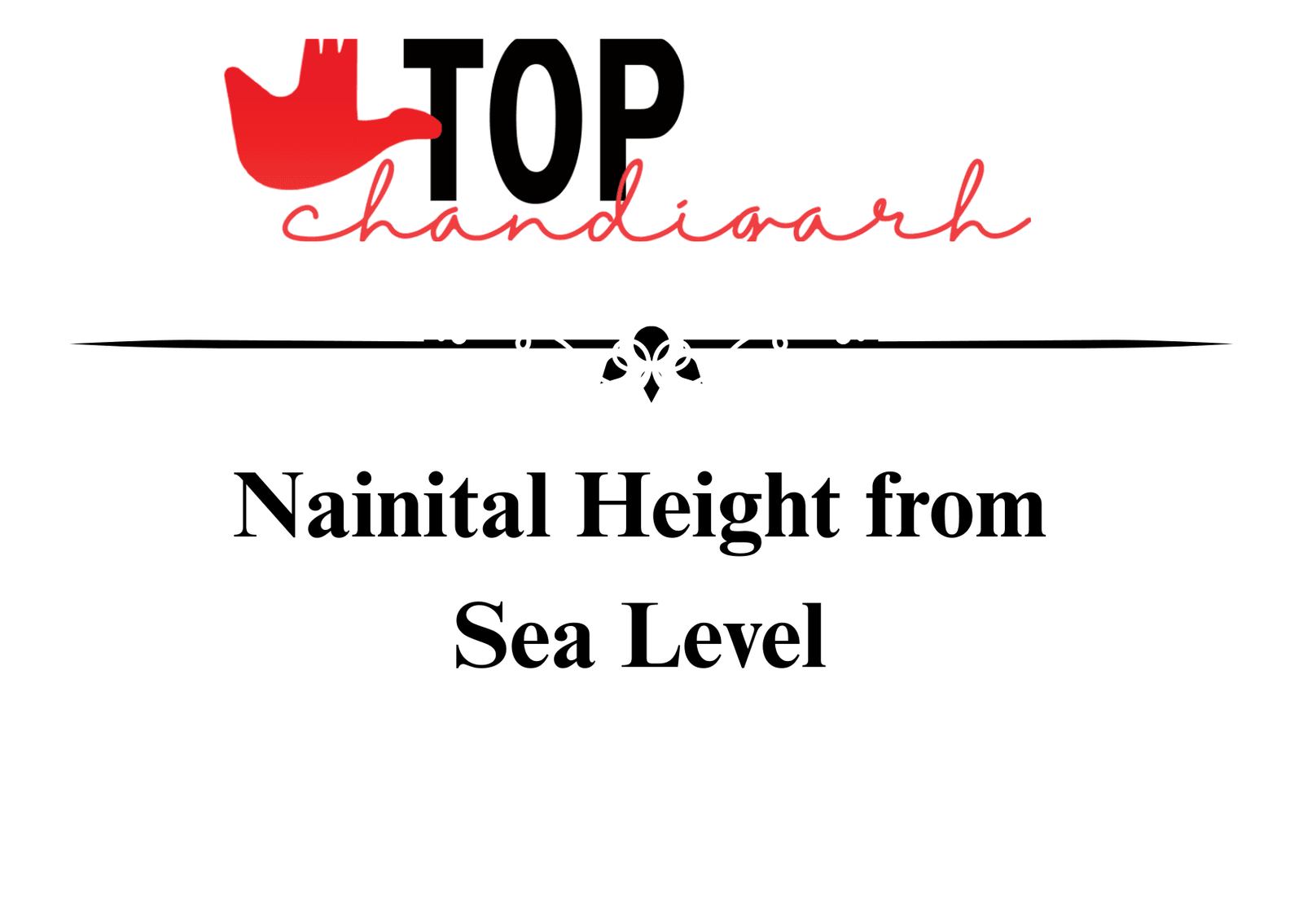 Nainital Height From Sea Level