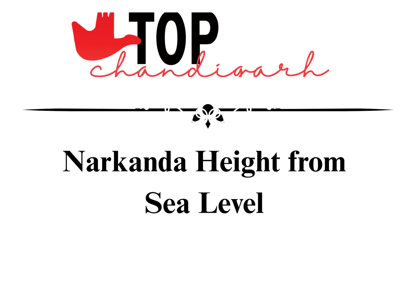 Narkanda Height From Sea Level