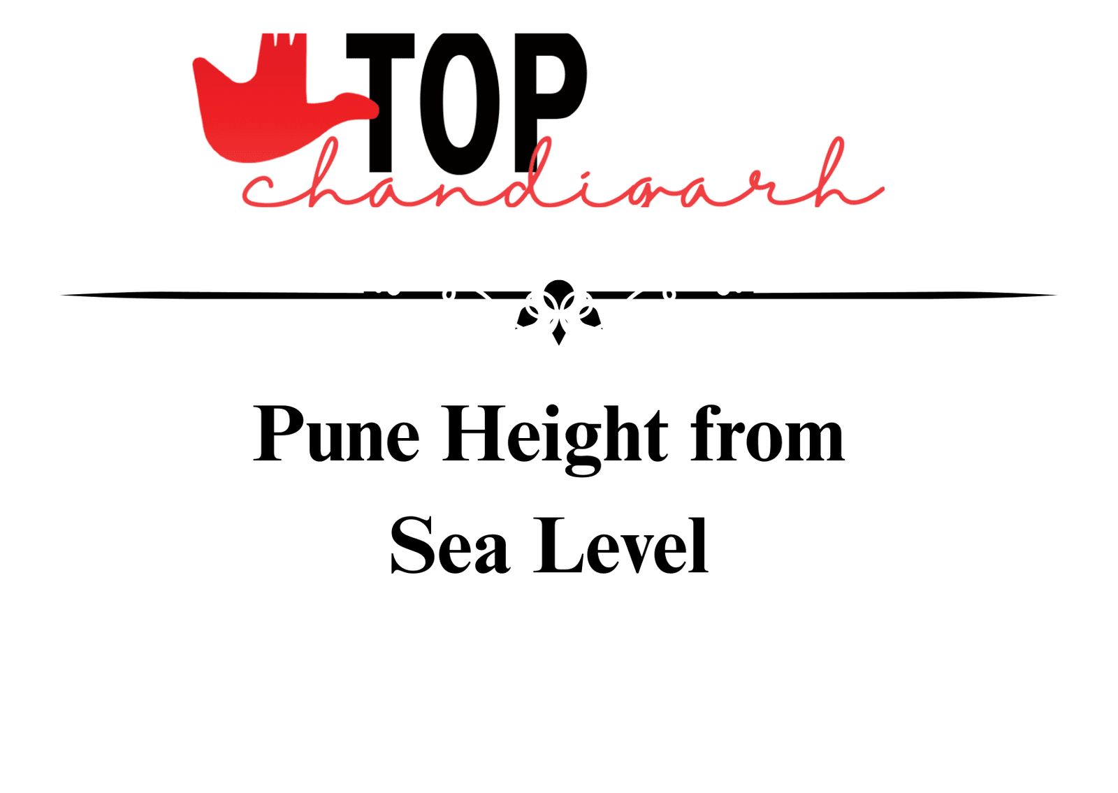 Pune Height From Sea Level