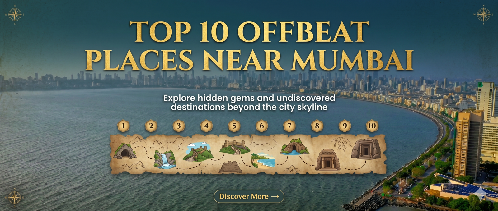 Top 10 Offbeat Places Near Mumbai
