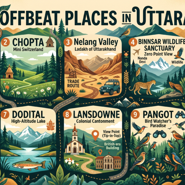 Top 10 Offbeat places in Uttarakhand