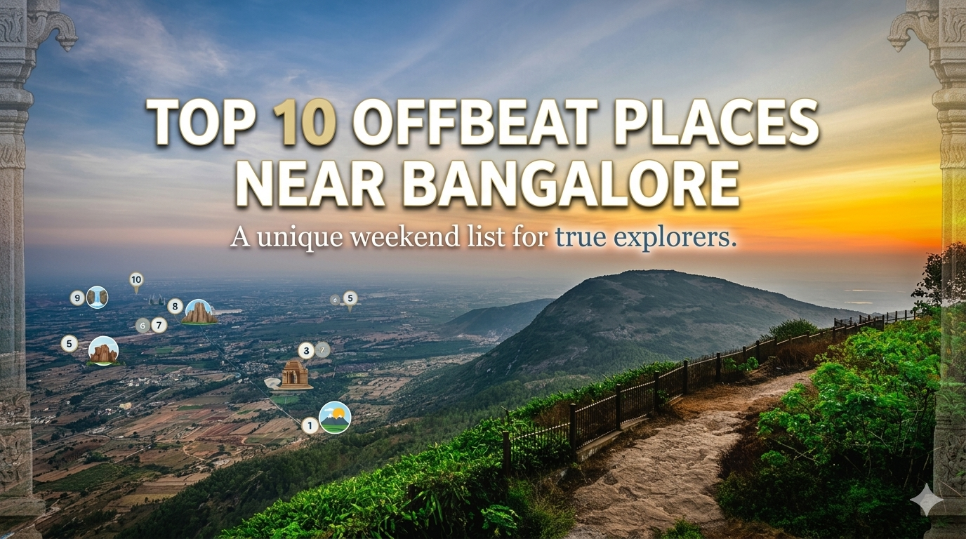 Top 10 Offbeat Places Near Bangalore