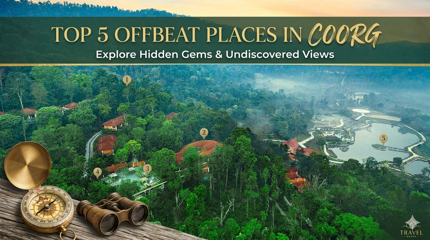 Top 5 Offbeat places in Coorg