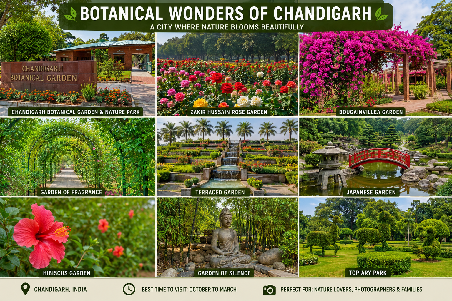 Botanical Wonders of Chandigarh: Exploring the City Beautiful’s Green Heritage