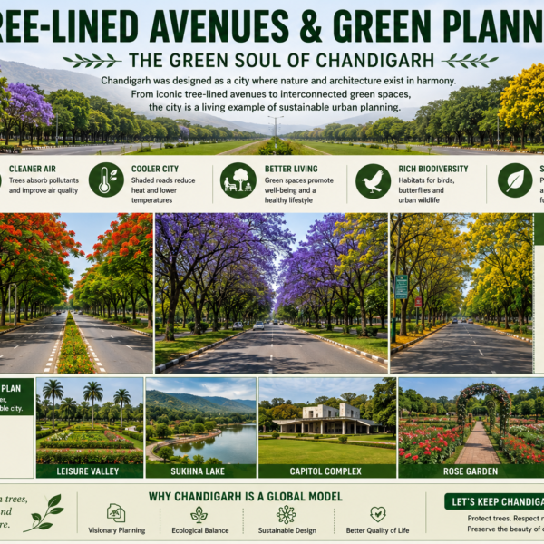 Tree-Lined Avenues and Green Planning: How Chandigarh Became India’s Greenest Planned City