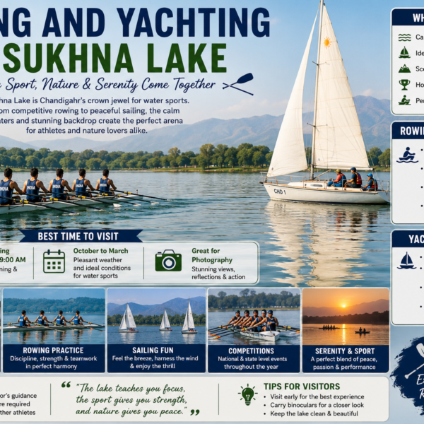 Rowing and Yachting at Sukhna Lake: A Complete Guide to Chandigarh’s Premier Water Sports