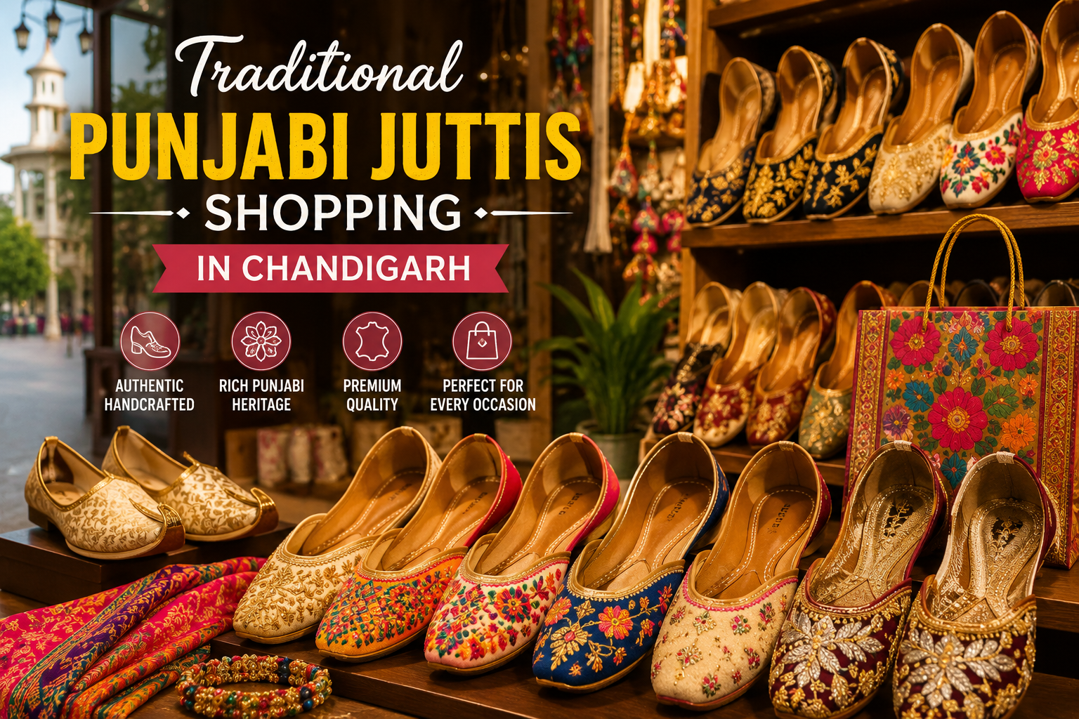 Traditional Punjabi Juttis Shopping: Best Places to Buy Authentic Punjabi Juttis in Chandigarh