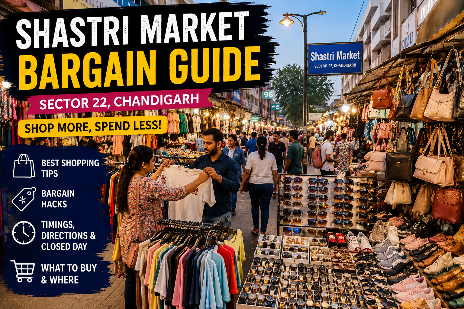Shastri Market Bargain Guide: Smart Shopping Tips for Sector 22 Chandigarh