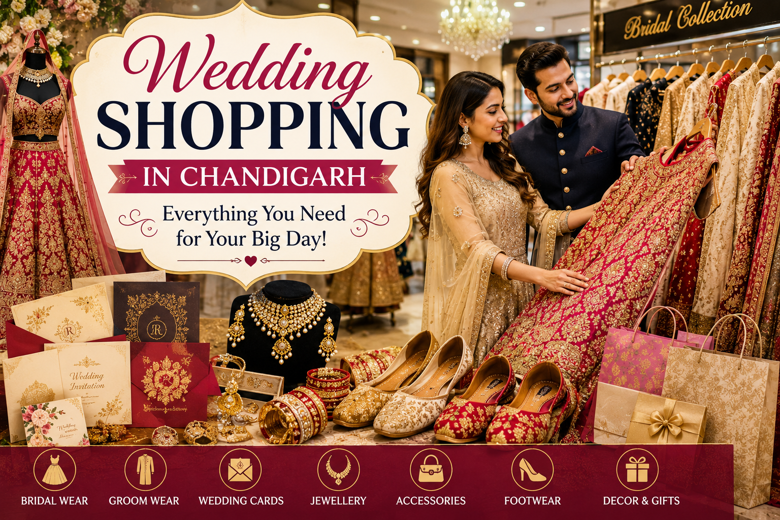 Wedding Shopping in Chandigarh: The Complete Guide for Every Bride & Groom