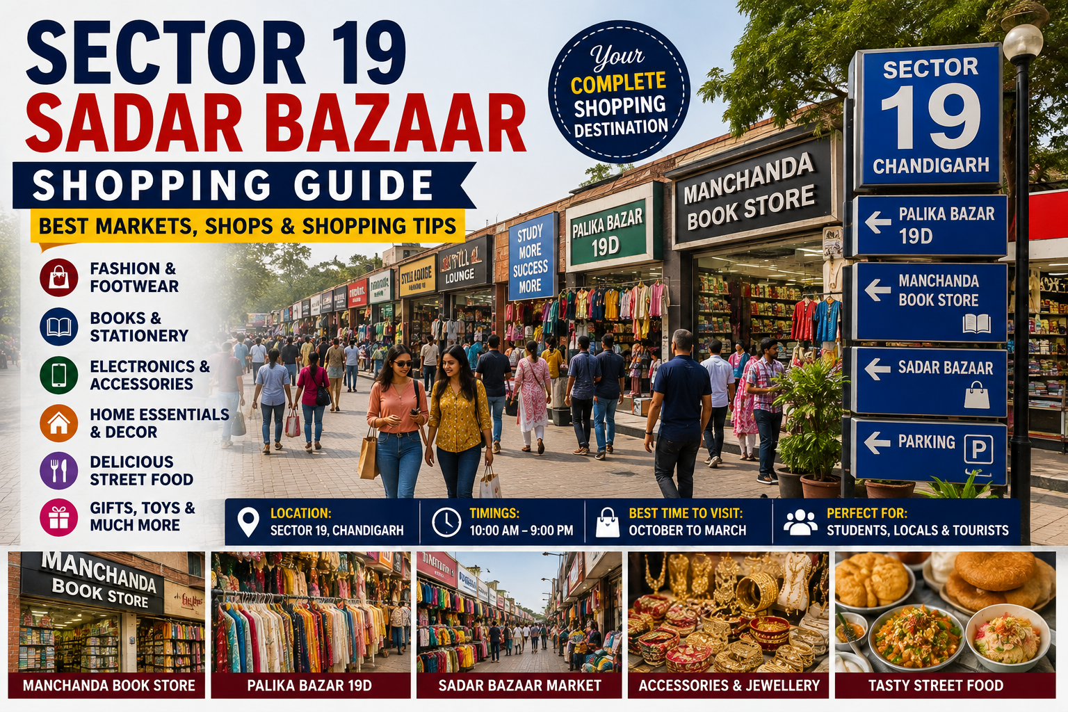 Sector 19 Sadar Bazaar Shopping Guide: Best Markets, Shops & Shopping Tips